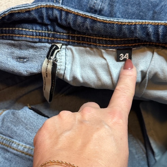 G-Star Men's Blue Straight Jeans sz 34 - Picture 9 of 13